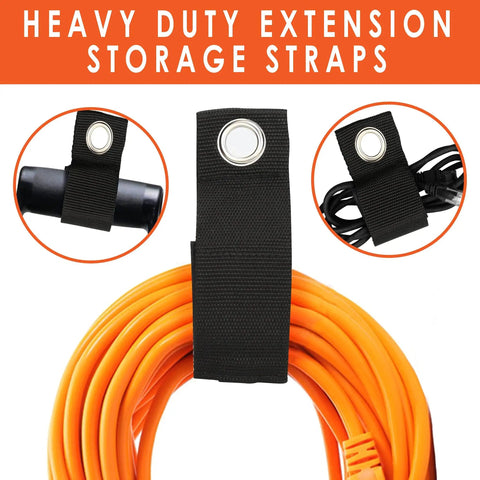 Heavy Duty Steel Hooks 16 Pack With Anti Slip Coating Wall Mount Garage Storage extension straps for cable management