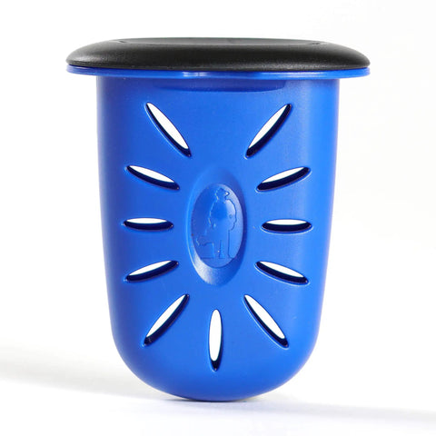Humilele Ukulele Humidifier With Anti Drip Sponge Secures Between Strings And Fits All Sound Holes Keeps Your Ukulele Humidity Between Forty And Fifty Five Percent No Mess Water Reservoir That Holds Ten Times Its Weight blue plastic