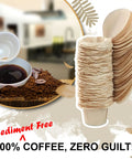 Straight Up Heavy Duty Unbleached Paper Filters With Lid For Reusable K Cups 700 Count Box alongside coffee and ground coffee.