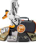 All In One Heavy Duty Snap Fastener Tool Kit With 300 Pcs Boat Cover Snaps In Silver Black Bronze Gold, 15mm Canvas Snaps