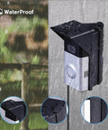 Adjustable 30 To 60 Degree Doorbell Angle Mount For Blink Doorbell And Nest Battery Easy Install No Fuss Setup in rain
