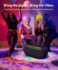 Portable Bluetooth Speaker 100W Peak Power 60W RMS SoundPulse 2.0 BassBoost Waterproof with TWS in party setting