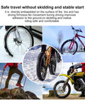 Heavy Duty Screw In Ice Traction Studs For Hunting Boots Snow Bikes Lawn Tractors And Atv Utv on tires for safe snow travel.