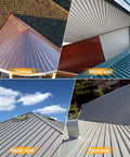 Examples of standing seam metal roofing, domes, metal wall, roof, and dormers showcasing precise edging.