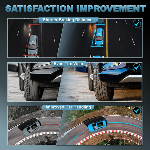 Benefits of upgraded control arms: shorter braking, even tire wear, improved handling for Chevrolet Malibu, Pontiac G6, Saturn Aura