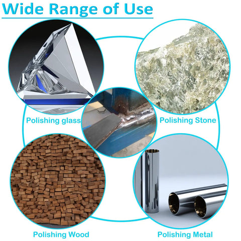 Beefed Up Six Pack 4x36 Inch Silicon Carbide Sanding Belts Set with 120 240 400 600 800 1000 Grits for polishing glass, stone, metal, wood.