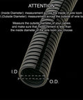 Split Wire Loom Tubing Made From Polyethylene Corrugated Flexible Conduit For Easy Cable Management Two Inch Nominal Size