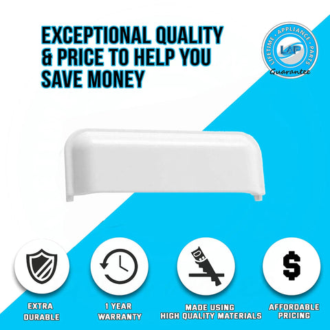 Ultra Durable Whirlpool Dryer Door Handle Replacement Fits W10861225 AP5999398 PS11731583 W10714516 white handle