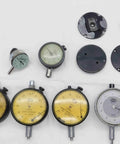 Premium Dial Test Indicator Spare Parts And Hardware Variety Pack With Hella Reliability For Pro Grade Shop Repairs Precision Calibrations And Daily Mechanical Tuning, assorted gauges and parts.