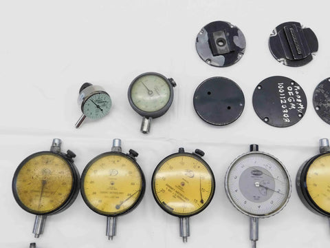 Premium Dial Test Indicator Spare Parts And Hardware Variety Pack With Hella Reliability For Pro Grade Shop Repairs Precision Calibrations And Daily Mechanical Tuning, assorted gauges and parts.