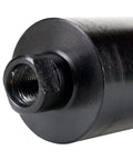 Steel Dragon Tools dry diamond masonry core drill bit, 3 in diameter, 6 in long, black steel, end view