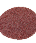 200 Pcs Red Sandpaper Discs 1 Inch Fine Grade For Wood Polishing And Grinding To Shine Up Semi Rough Surfaces With Ease And Style, close-up view