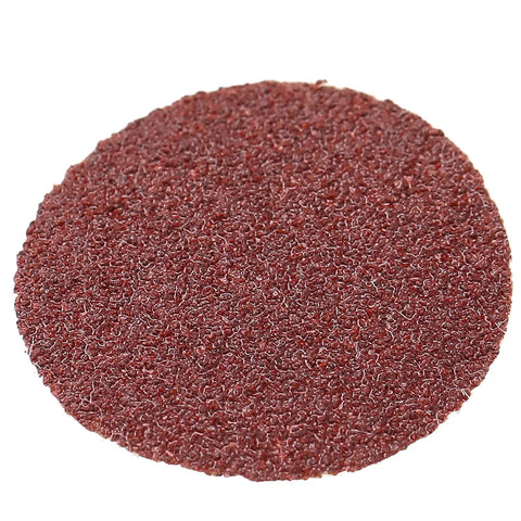 200 Pcs Red Sandpaper Discs 1 Inch Fine Grade For Wood Polishing And Grinding To Shine Up Semi Rough Surfaces With Ease And Style, close-up view