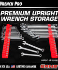 Modular Wrench Organizer With Magnetic Base Holds 20 Wrenches Fits 6 mm To 38 mm Or 1/4 Inch To 1 1/2 Inch Patent Pending Design