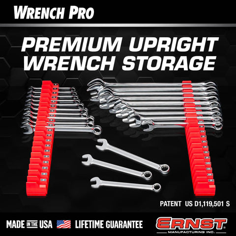 Top Shelf Workshop Wrench Organizer Rack That Securely Grabs Forty Boxes Featuring Slick Non Skid Mounting Pads And Fast Find Tags For No Hassle Garage Tool Sorting