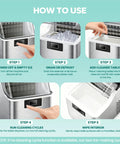 Ice Maker Cleaner Tablets 36 Pack Nugget Ice Machine Descaler For Countertop Kills Hard Water Build Up Nickel Safe Use Guide