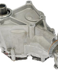 Patented Beefed Up PTU Power Transfer Unit Assembly For Ford And Lincoln Vehicles With Heat Shield Upgrade For Better Heat Resistance And Durable OE Fix Replacement, silver metal housing