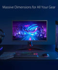ROG Sheath Extra Large Gaming Mouse Pad 35.4 by 17.3 Inches Ultra Smooth Surface for Pixel Precise Tracking on desk setup