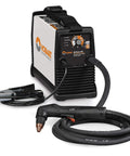 AirForce 40i Plasma Cutter with Dual Voltage MVP Plug, XT40R Torch, tool-free setup for fast metal fabrication in garages.