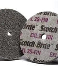 ExL Unitized Wheel With 2S Fine Grit Silicon Carbide For Metal Deburring Finishing And Polishing 2 inch diameter front view