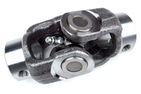 Heavy Duty Cardan Joint Assembly UJ0808 With 1 Inch Inner Diameter And 1 Inch Output, 5 Inch Length, 800 Pound In Torque At 1000 RPM, Quarter Inch Keyway, 90 Deflection, Standard Rod End, Cardan Style Joint, steel universal joint