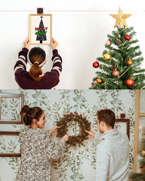 Sleek Digital Angle Finder And Protractor With Magnetic Dual Laser Level Portable Pocket Design For Dead On Accuracy And Auto Inversion High Performance Craft Tool used for hanging decorations.