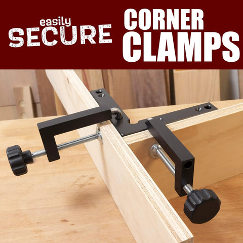 Heavy Duty Aluminum Universal Fence Clamps Two Pack Killer Grip Stop Blocks And Auxiliaries Hella Sturdy Workshop Jigs zero hassle install for wood corner clamping.