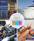 Waterproof Marine Grade Heat Shrink Wire Connector Kit 250 Pieces in use for home, boat, vehicle, and scientific projects.