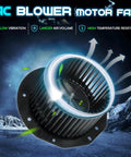 Beefy AC Heater Blower Motor With Fan for Ford F-Series Trucks 1987 1996 F-150 Bronco 1987 1997 F-250 F-350 Replacement Part