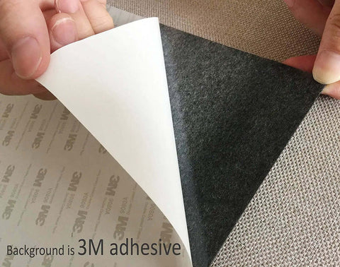 Cuttable 3D Printer Heat Bed Build Surface With Premium Adhesive, 4 Pack, showing 3M adhesive backing being peeled