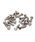 3/8 Inch Hex Head Lag Screws 20 Pack Premium Heavy Duty 304 Stainless Steel Outdoor Construction Bolts on white background.