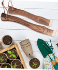 Two Ergonomic Short Axe Handles Made From Solid Wood Replacement For Hatchet And Hammer, Curved Design For A Comfortable Grip