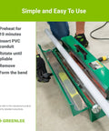 Greenlee Electric Pvc Pipe Heater For 1/2 To 2 Inch Conduit, heating PVC pipe, installing custom bends, user-friendly