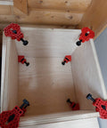 4 Pack Right Angle Corner Clamps For Cabinet Making And Box Assembly, 90 Degree Quick Positioning Squares on box corners