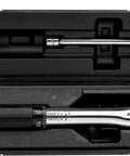 1/4 Inch Drive Click Torque Wrench For Pros With Dual Range Scale 20-200 Inch-Pounds Cr-V Hardened Steel in storage case