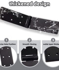 Gate Hinges With Screws Black Adjustable Hardware Hinges Kit For Barn Doors Fences And Yard Gates Durable Two Pack