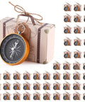 50 Piece Compass Themed Candy Boxes Gift Set For Sweet Treats And Party Favors In Gold And Rose Gold For Weddings Valentines Day Parties And Special Occasions
