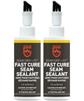 Seam Grip FC Fast Cure Sealant For Tents Rainflies Tarps And Awnings Water Based Seam Sealer 2 Fl Oz 2 Pack Nearly Invisible