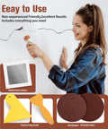 Woman using Two Pack Wall Patch Repair Kit For Quick Hole And Crack Fix, Complete Drywall Repair Paste Set With 100g Each.