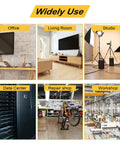 Collage of office, living room, studio, data center, repair shop, workshop using Beefy 16 Outlet Surge Protector Power Strip With 10 Ft