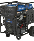 Heavy Duty Portable Generator Serving Up 18000 Running Watts And 27000 Peak Surge Power with a visible 999cc engine and control panel.