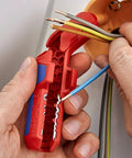 Workhorse Ergostrip Cable Stripping Tool with ergonomic pistol grip stripping round damp-proof cables by hand