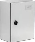 Outdoor IP66 Steel Enclosure With Lockable Hinged Door For Wall Mount Tough As Nails Weatherproof Cabinet front view