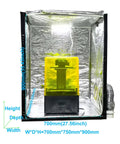 3D Printer Enclosure With Ventilation Kit And LED Lighting For FDM DLP SLA LCD Printers, Keeps Fumes Out With Thermal Insulation