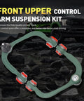 12 Piece Front Upper Control Arm Suspension Kit For 2009 2014 Ford F150 4WD Not Raptor With Ball Joint Includes Front Sway Bar Links Outer And Inner Tie Rods Rack And Pinion Boots Bellows Built For A Tough Smooth Ride on display