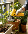 Cordless Electric Scissors For Fabric Leather Cardboard Carpet And More Rechargeable Handheld Cutting Tool With Sharp Blade For Precise Clean Cuts And Quick Box Openings This Beast Of A Cutter For DIY Projects, yellow handheld cutter trimming potted plant stems