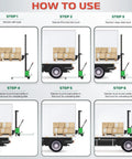 How to use Heavy Duty Electric Walking Pallet Stacker Packs Rock Solid Two Thousand Two Hundred Pound Muscle for loading trucks.