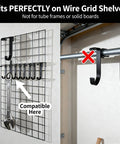 Heavy Duty Bike Hooks Set For Garage Storage Ceiling And Wall Mounts Holds Up To 50 Lbs Each 6 Pack Black Built Tough