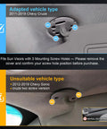 Beige Sun Visor For Chevy Cruze 2011 2019 Left Driver Side With Mirror No Light Replacement Part easy install diagram