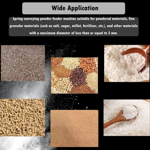Beefy Stainless Steel Vertical Screw Conveyor Feeder With Inclined Auger For Granules And Powder application examples, food granules.